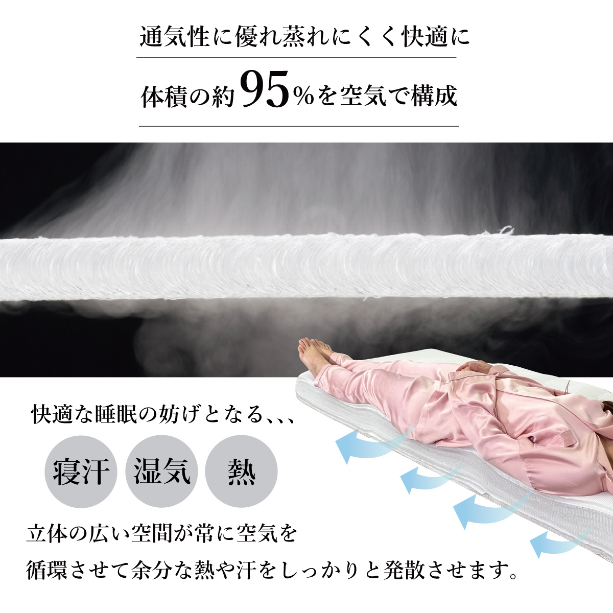 オーシン（OSHIN） ファインエアー マットレス まるでウォーターベッド