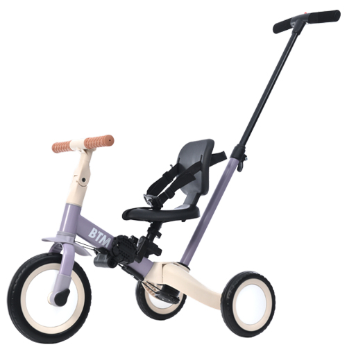 【美品】BTM 子供用三輪車 4in1新色 押し棒付き (ピンクホワイト) Amazon.co.jp: BTM 子供用三輪車 4in1新色 押し棒付き