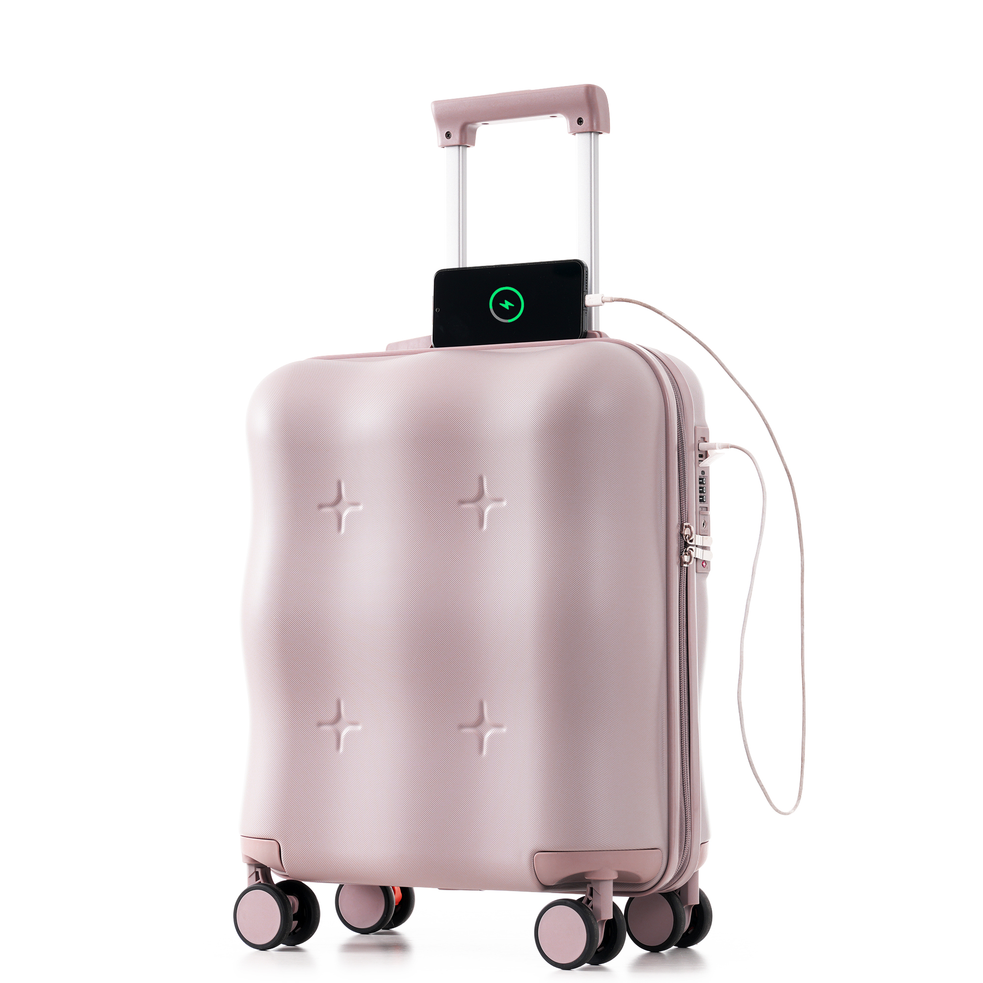 スーツケース 1〜3日用 TANOBI 機内持込 Sサイズ USBポート付き