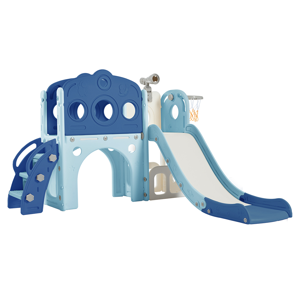 滑り台 すべり台 室内 遊具 バスケットゴール 多機能 室内遊具 大型  