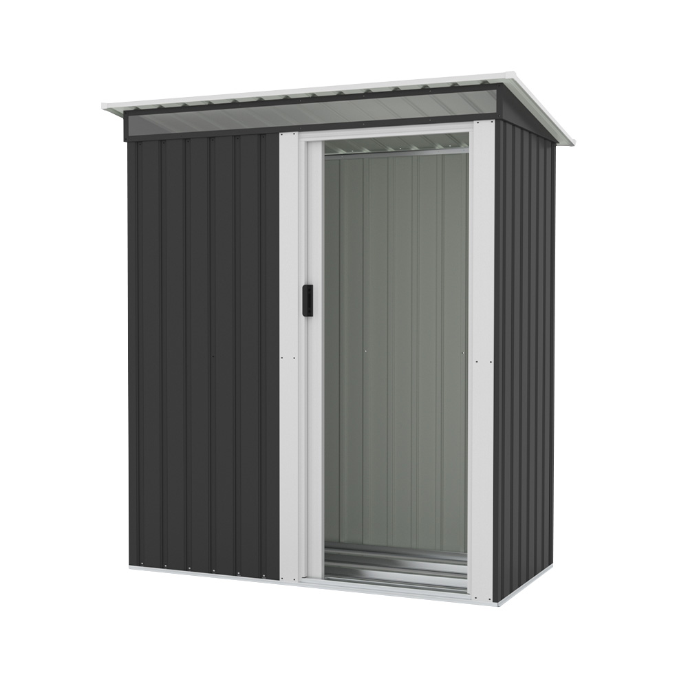 物置き 屋外用 物置 屋外 アクリル製の窓付き 大型物置 戸外収納庫