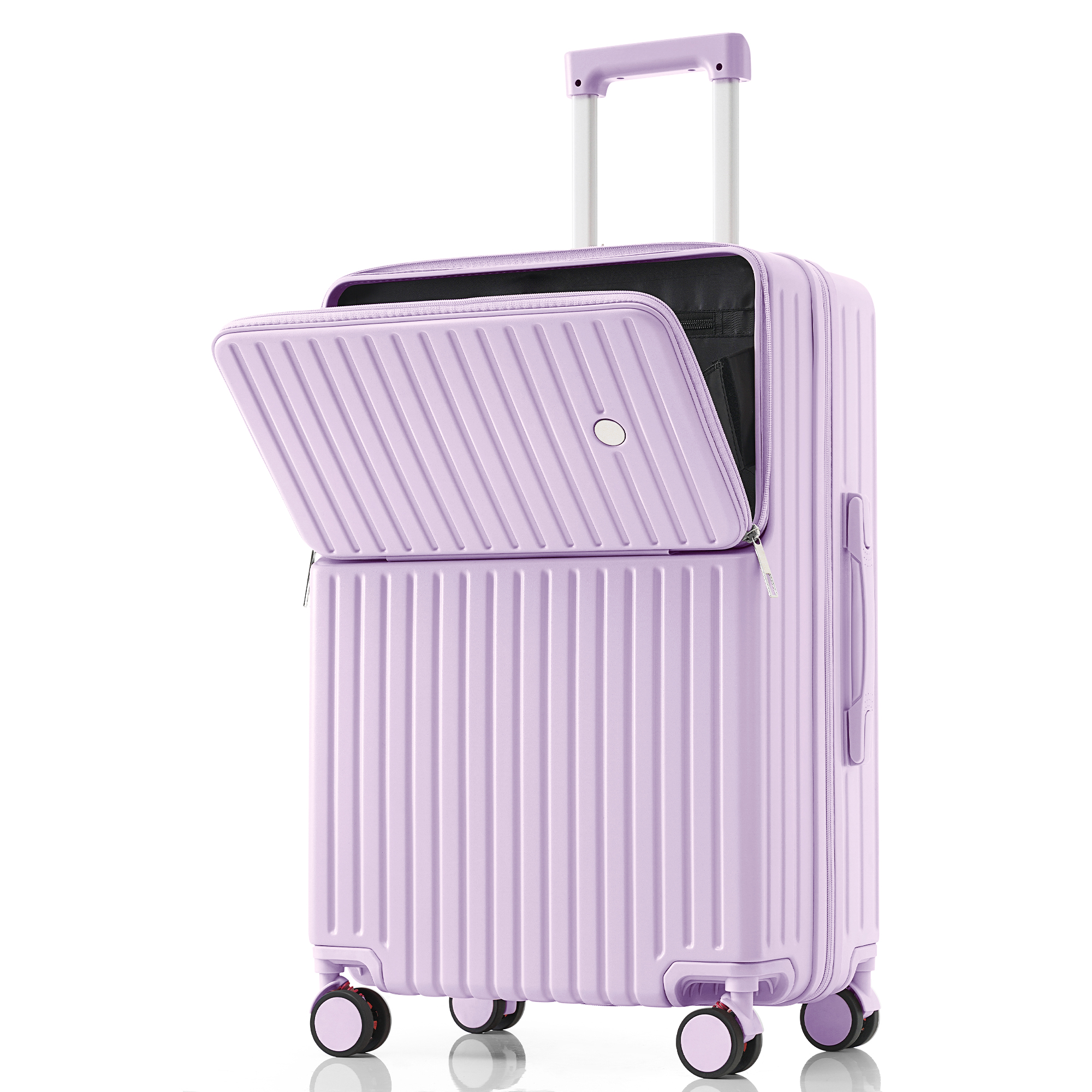 スーツケース キャリーケース フロントオープン Sサイズ 機内持ち込み 1〜3日用 USBポート付き...