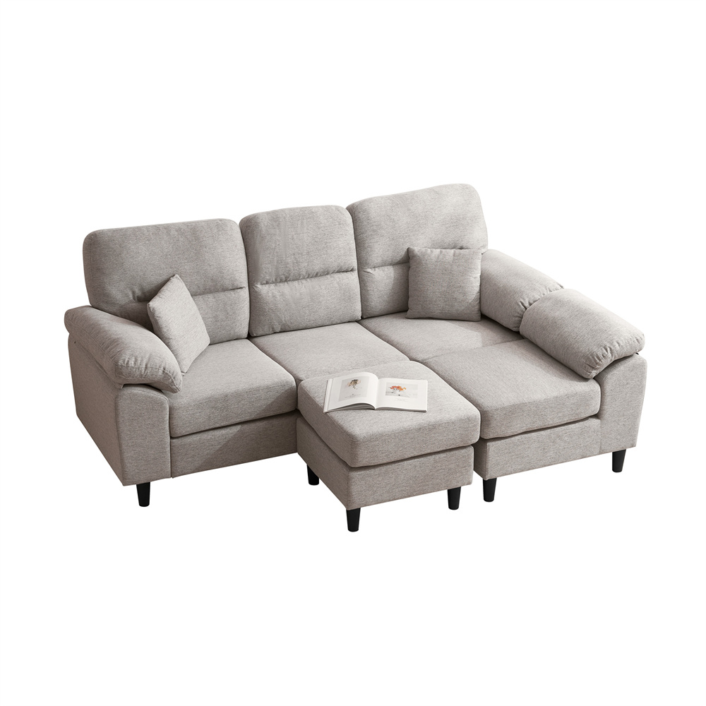 ソファ カウチソファ ソファベッド 3~5人掛け L字 クッション