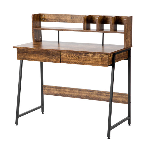 パソコンデスク 引き出し付き デスク おしゃれ 北欧 木製 収納付 座