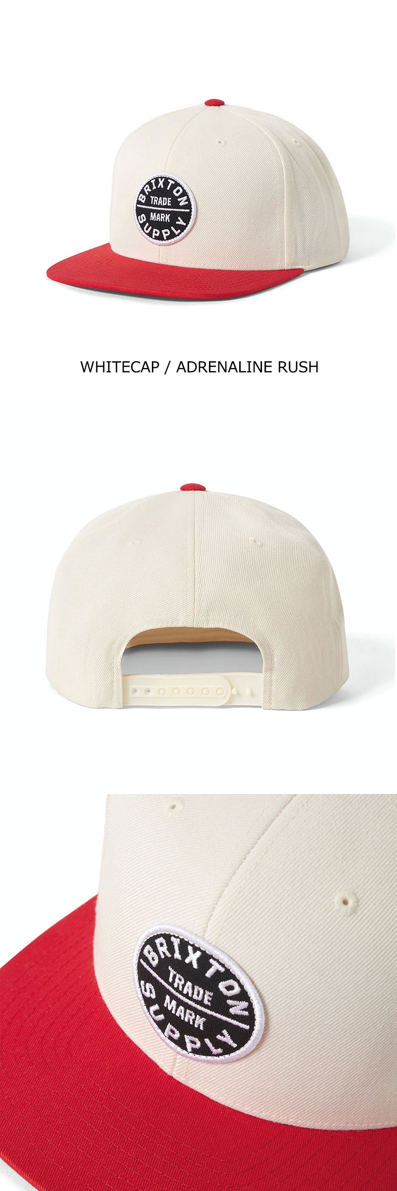 BRIXTON（ブリクストン） OATH III SNAPBACK キャップ メンズ スナップ