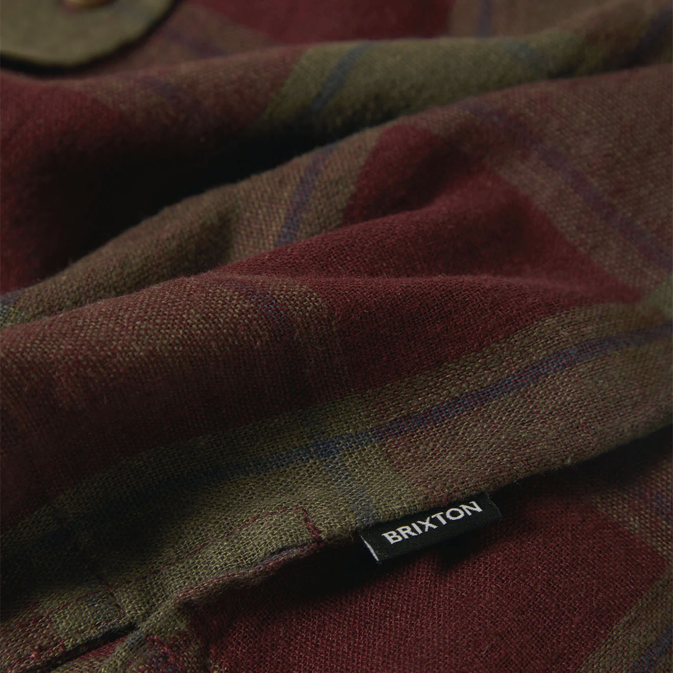 BRIXTON ブリクストン CRU LINEN BLEND S/S WVN シャツ メンズ 半袖 綿麻 リネン チェック柄 ストリート ブランド アメカジ | BRIXTON | 09