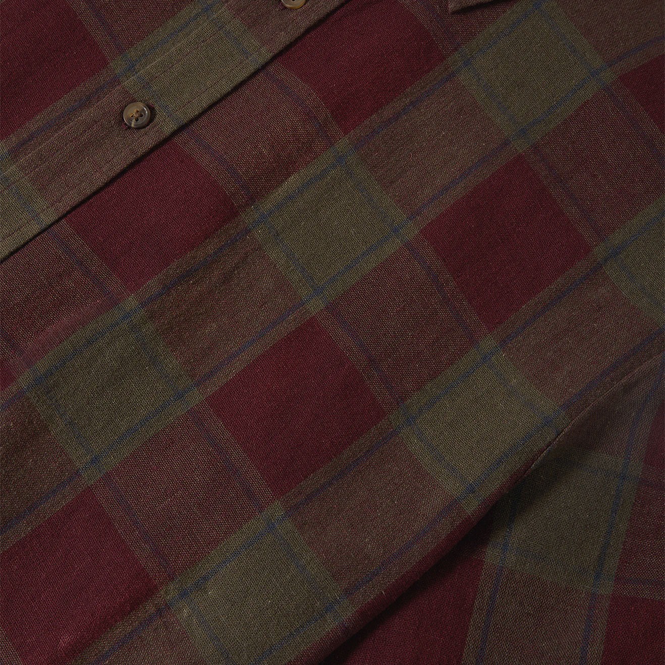 BRIXTON ブリクストン CRU LINEN BLEND S/S WVN シャツ メンズ 半袖 綿麻 リネン チェック柄 ストリート ブランド アメカジ | BRIXTON | 10