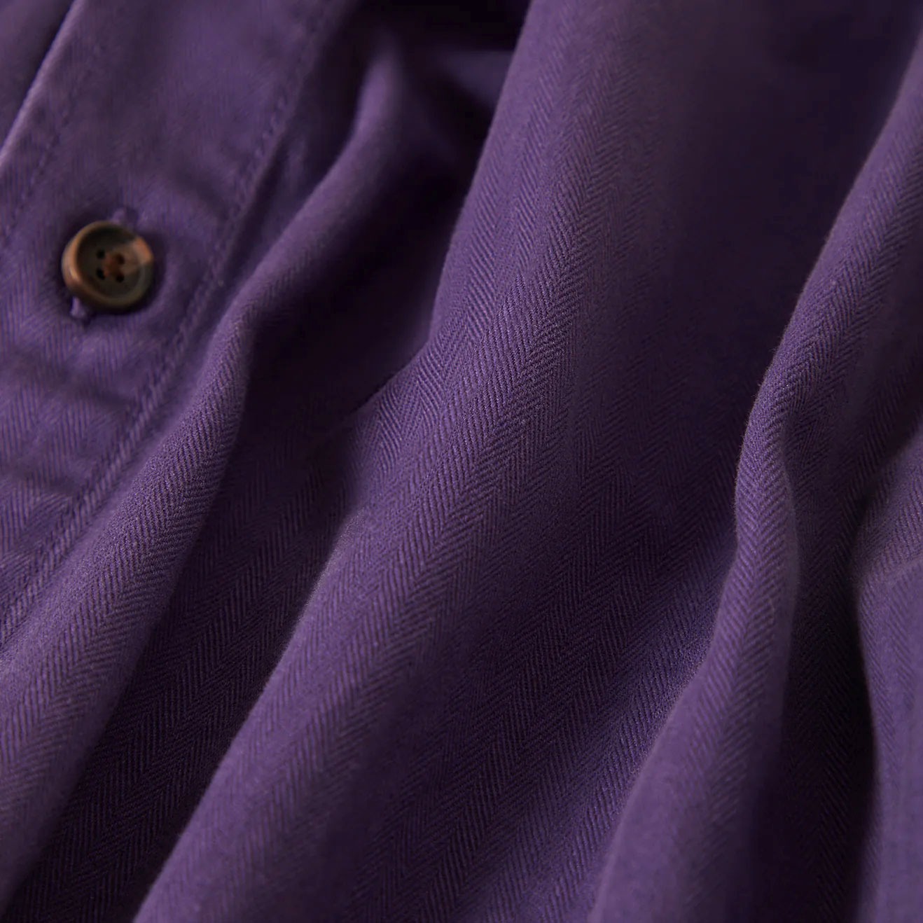 BRIXTON ブリクストン HERRINGBONE LW RELAXED OVERSHIRT シャツ ヘリンボーン コットン 生地 おしゃれ ワーク 長袖 メンズ 厚手 オーバーシャツ パープル | BRIXTON | 10