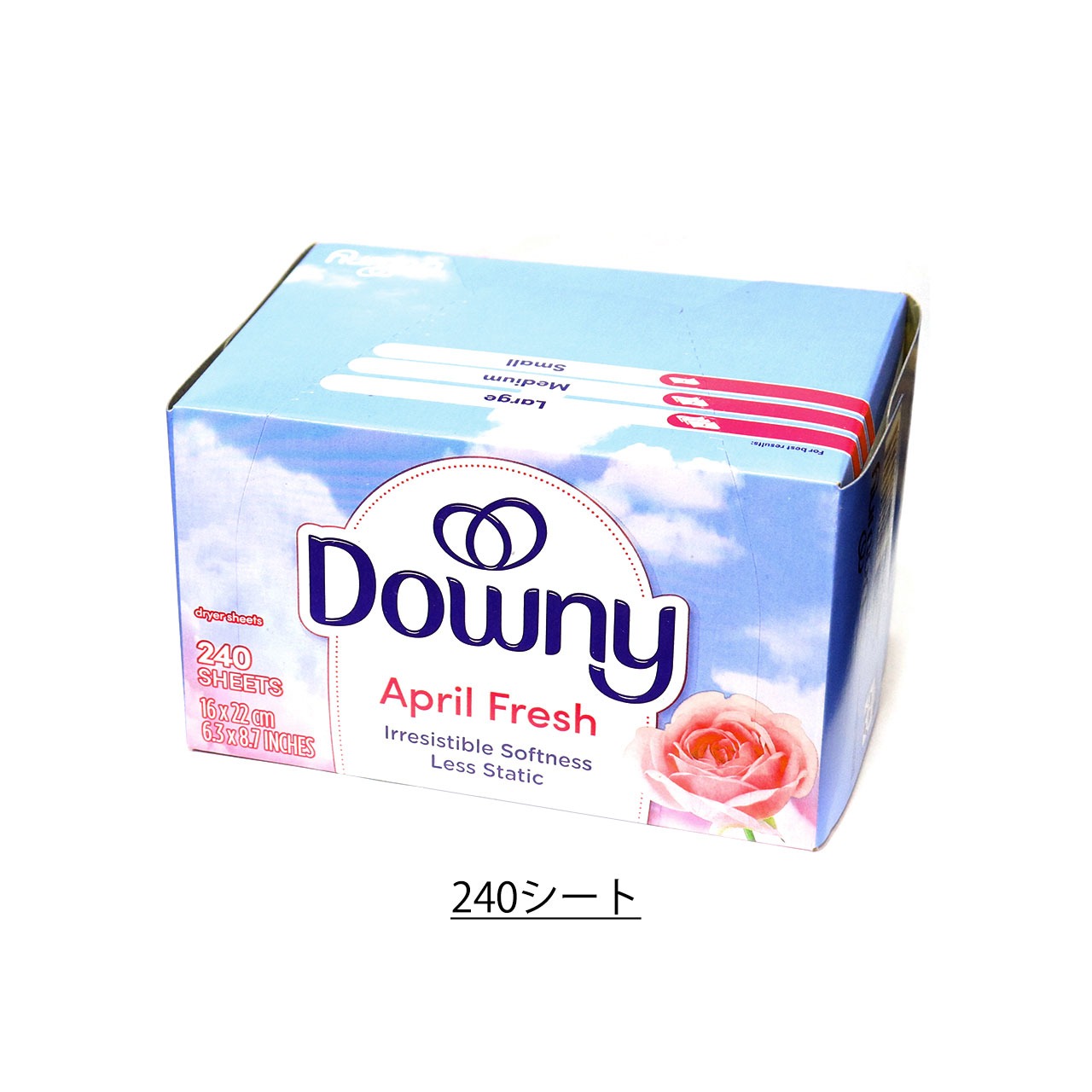 ダウニー（Downy） April Fresh Fabric Softener Dryer Sheets 柔軟剤