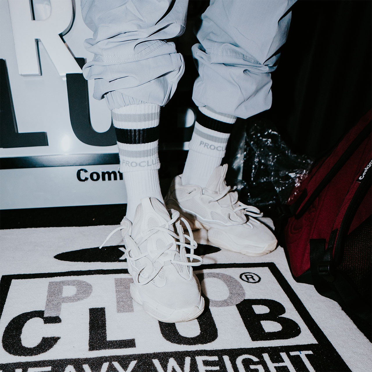 PRO CLUB (プロクラブ) Classic Stripe Crew Socks 靴下 ラインソックス メンズ ブランド 厚手 丈夫 綿 ストリート おしゃれ 白 黒 | PRO CLUB | 07