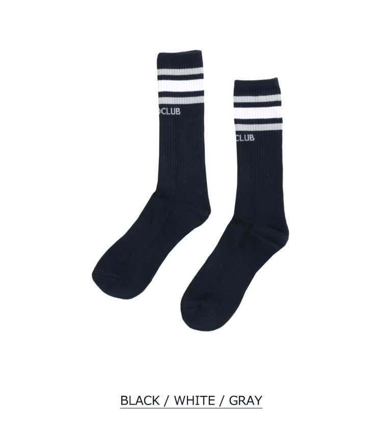PRO CLUB (プロクラブ) Classic Stripe Crew Socks 靴下 ラインソックス メンズ ブランド 厚手 丈夫 綿 ストリート おしゃれ 白 黒 | PRO CLUB | 12