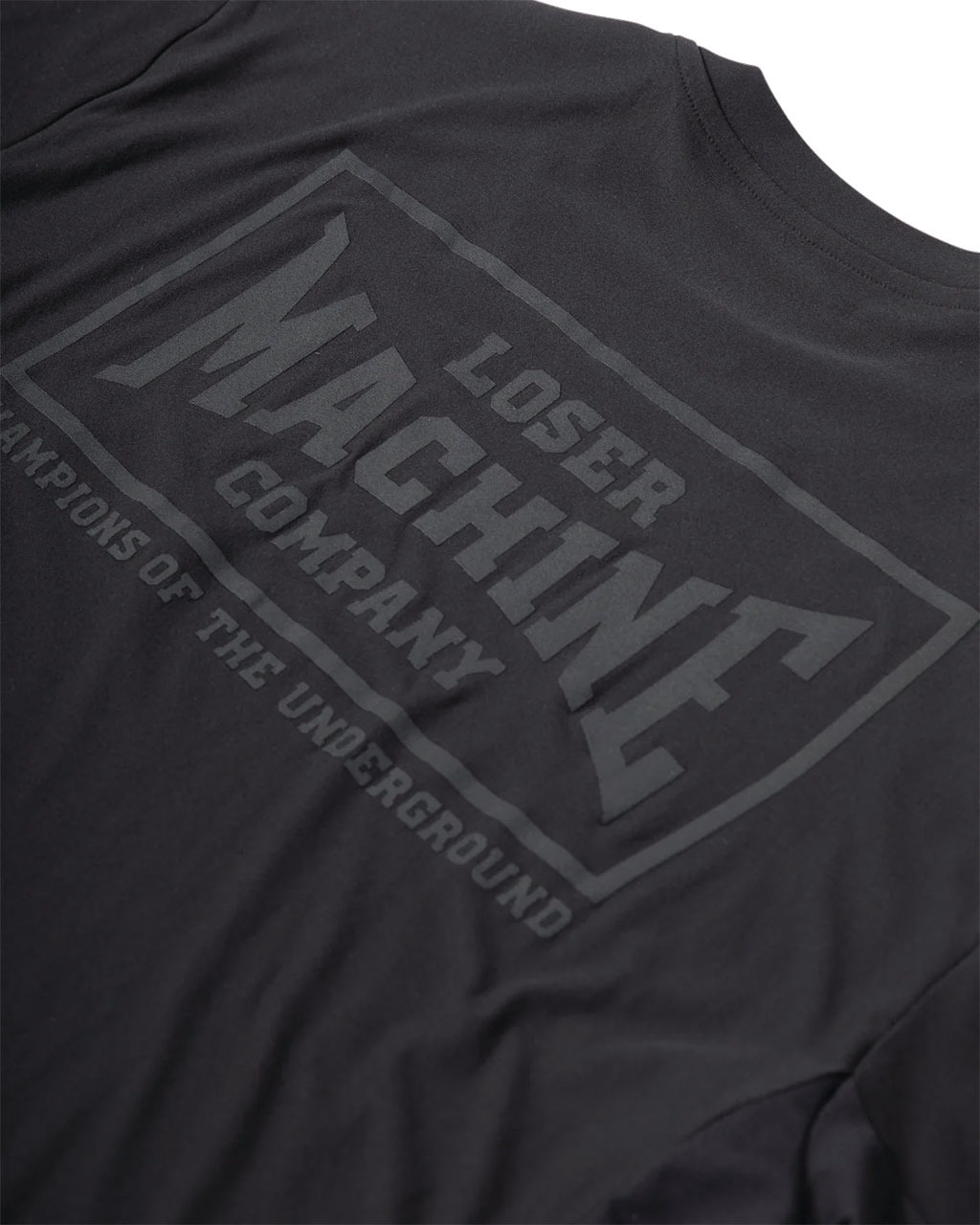 Loser Machine ルーザーマシーン TOO HARD KNIT ストレッチtシャツ メンズ 筋トレ ドライ バックプリント ロゴ ブランド おしゃれ アメリカ