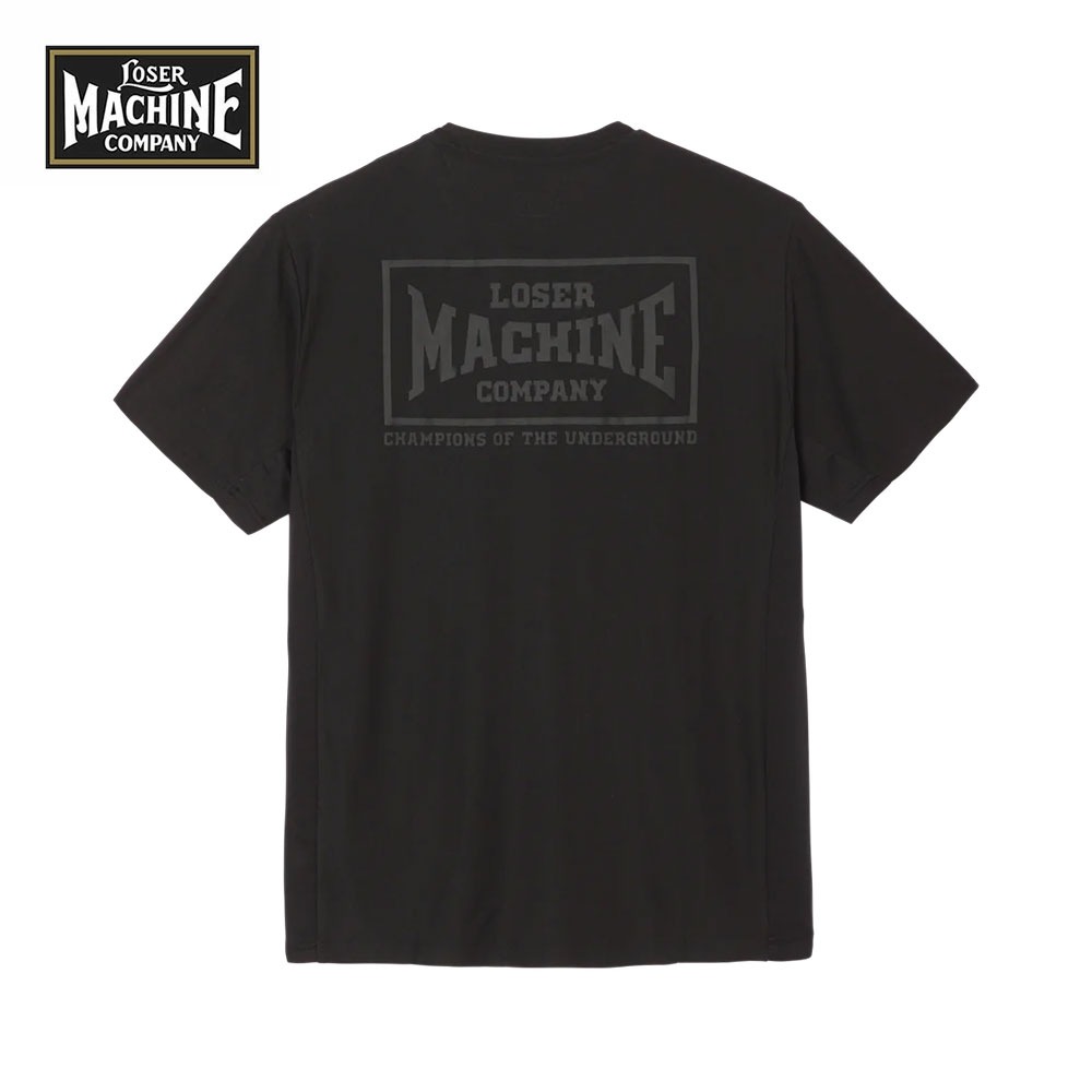 Loser Machine (ルーザーマシーン) TOO HARD KNIT ストレッチtシャツ メンズ 筋トレ ドライ バックプリント ロゴ ブランド おしゃれ アメリカ｜OSS
