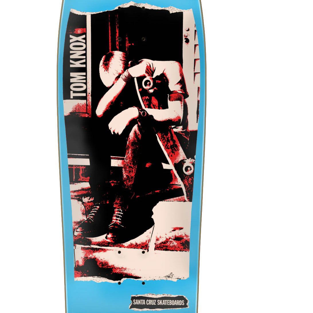 SANTA CRUZ TOM KNOX スケートボードデッキ SANTA CRUZ（サンタクルーズ） Knox Punk Reissue Skateboard Deck