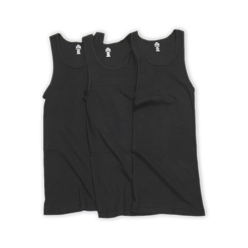 PRO CLUB プロクラブ A-Shirt 3枚1パック タンクトップ 3枚 xl sサイズ メンズ 黒 綿100% 肌着 綿 100 3枚セット インナー 薄い 白 下着 | PRO CLUB | 02