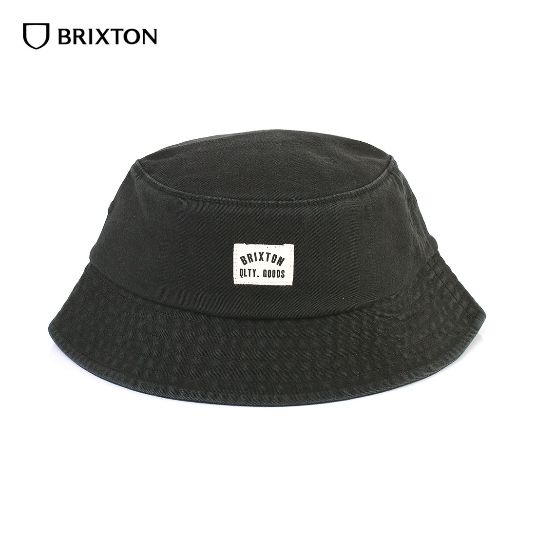 正規輸入品 ブリクストン バケットハット メンズ ブランド コットン 黒 春夏 大きいサイズ 帽子 BRIXTON WOODBURN PACKABLE BUCKET HAT | BRIXTON