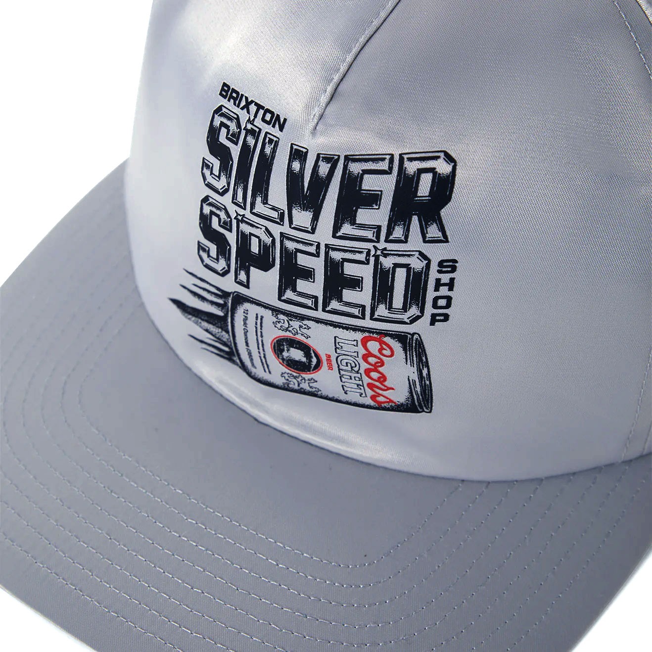Brixton × Coors COORS LIGHT SILVER SPEED MP SNPK キャップ コラボ ナイロン cap 帽子 ストリート メンズ ブランド ビール アメカジ おしゃれ スナップバック | BRIXTON | 06