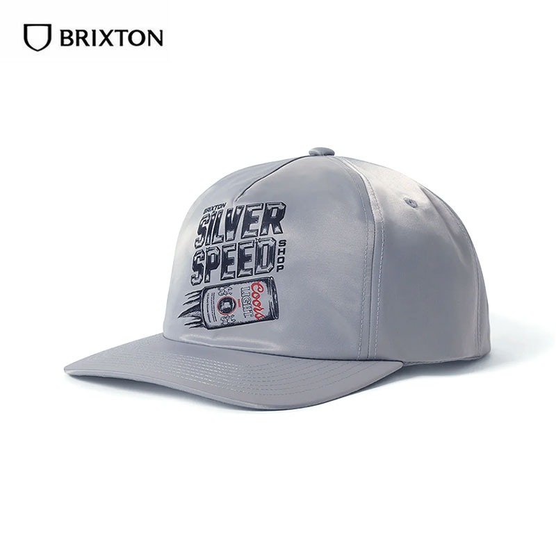Brixton × Coors COORS LIGHT SILVER SPEED MP SNPK キャップ コラボ ナイロン cap 帽子 ストリート メンズ ブランド ビール アメカジ おしゃれ スナップバック | BRIXTON
