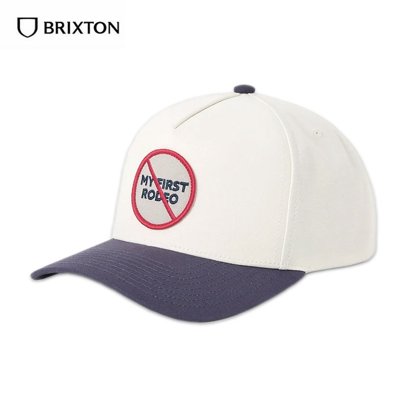 BRIXTON ブリクストン FIRST RODEO SNAPBACK キャップ スナップ バック メンズ 帽子 ストリート コットン アメカジ スケーター スケボー ブランド ロゴ 白 | BRIXTON