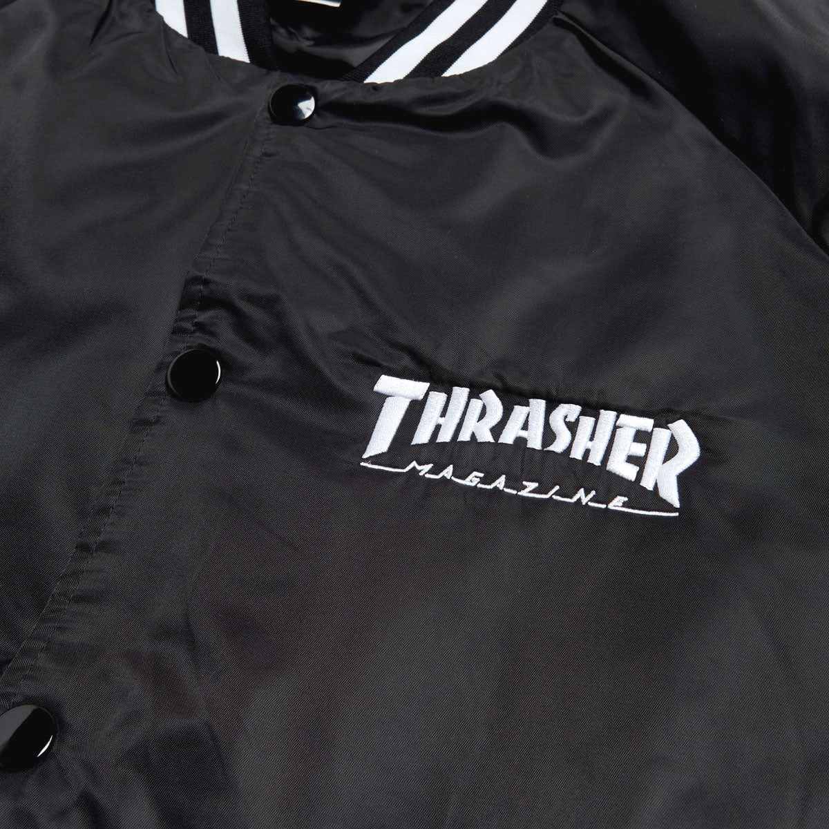 THRASHER（スラッシャー） Mag Logo Dugout Jacket usa企画 ナイロン