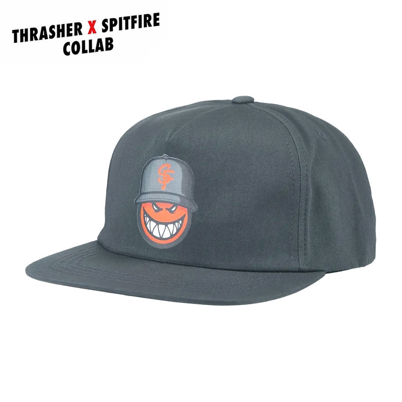 THRASHER（スラッシャー） THRASHER X SPITFIRE / SF LOC SNAPBACK usa