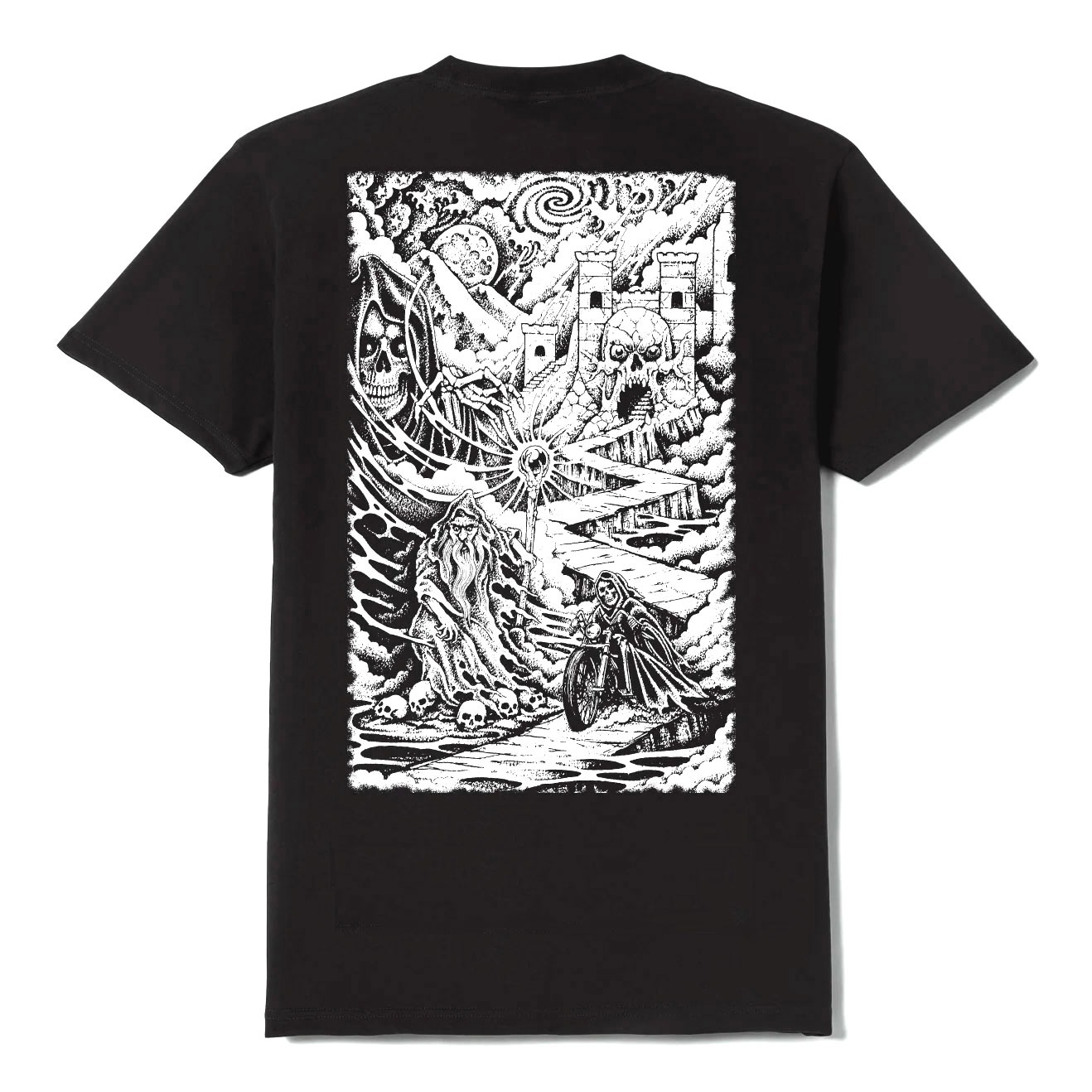 BRIXTON ブリクストン HOURGLASS S/S STD tシャツ ストリート ブランド サーフ サーファー Chippa Wilson 黒 メンズ 半袖 コットン グラフィック | BRIXTON | 01