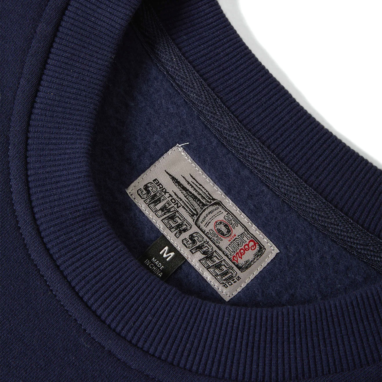 Brixton × Coors COORS LIGHT BERM CREW ストリート スウェット ネイビー トレーナー ブランド メンズ アメカジ 紺 スウェット 裏起毛 長袖 ビール クアーズ | BRIXTON | 06