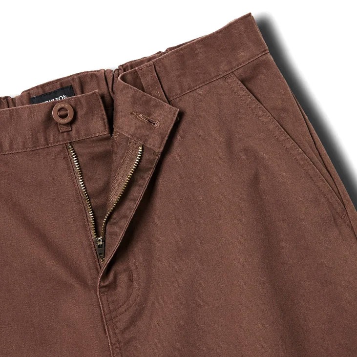 BRIXTON (ブリクストン) UNION BAGGY PANT バギーパンツ メンズ ストリート スケボー ゆったり 太い 太め ワイド ブラウン ストレッチ スケートボード | BRIXTON | 11