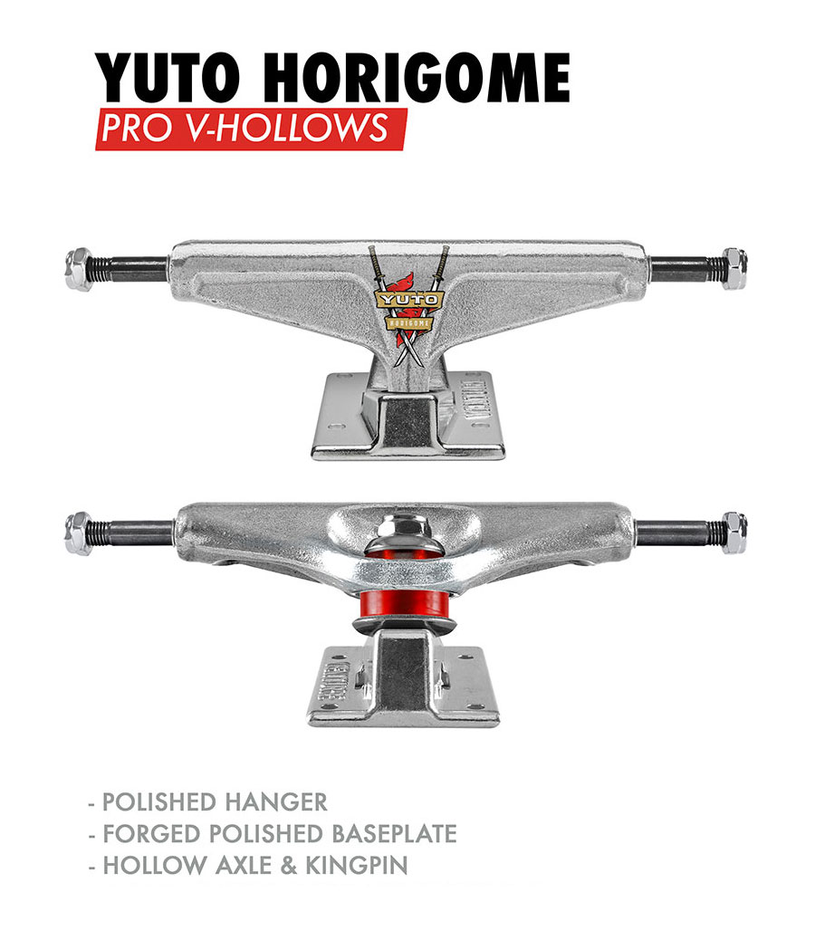 ベンチャー トラック low 堀米雄斗 ロー 軽量 スケートボード スケボー 2個1セット VENTURE TRUCKS YUTO HORIGOME  PRO V-HOLLOWS 5.2 LO