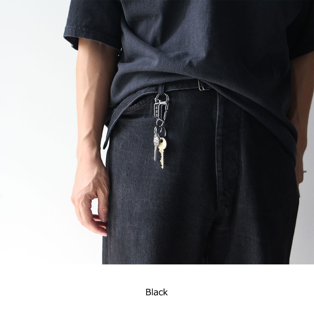 DETAIL (ディテール) Metal Wire Carabiner メタル ワイヤー カラビナ キーホルダー おしゃれ ブランド ストリート メンズ リング チェーン 黒 車 鍵 シンプル | DETAIL | 09