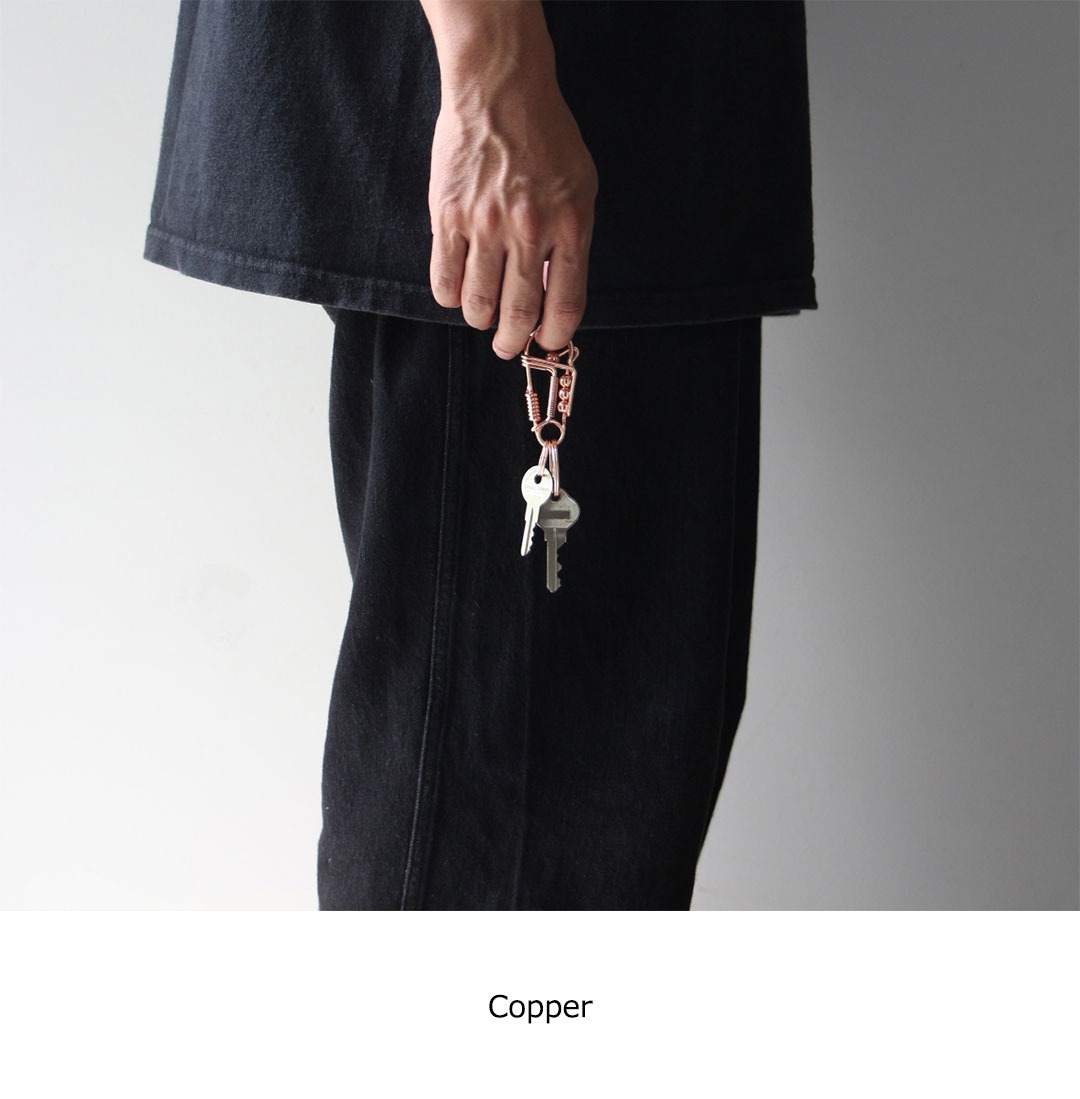 DETAIL (ディテール) Metal Wire Carabiner メタル ワイヤー カラビナ キーホルダー おしゃれ ブランド ストリート メンズ リング チェーン 黒 車 鍵 シンプル | DETAIL | 10