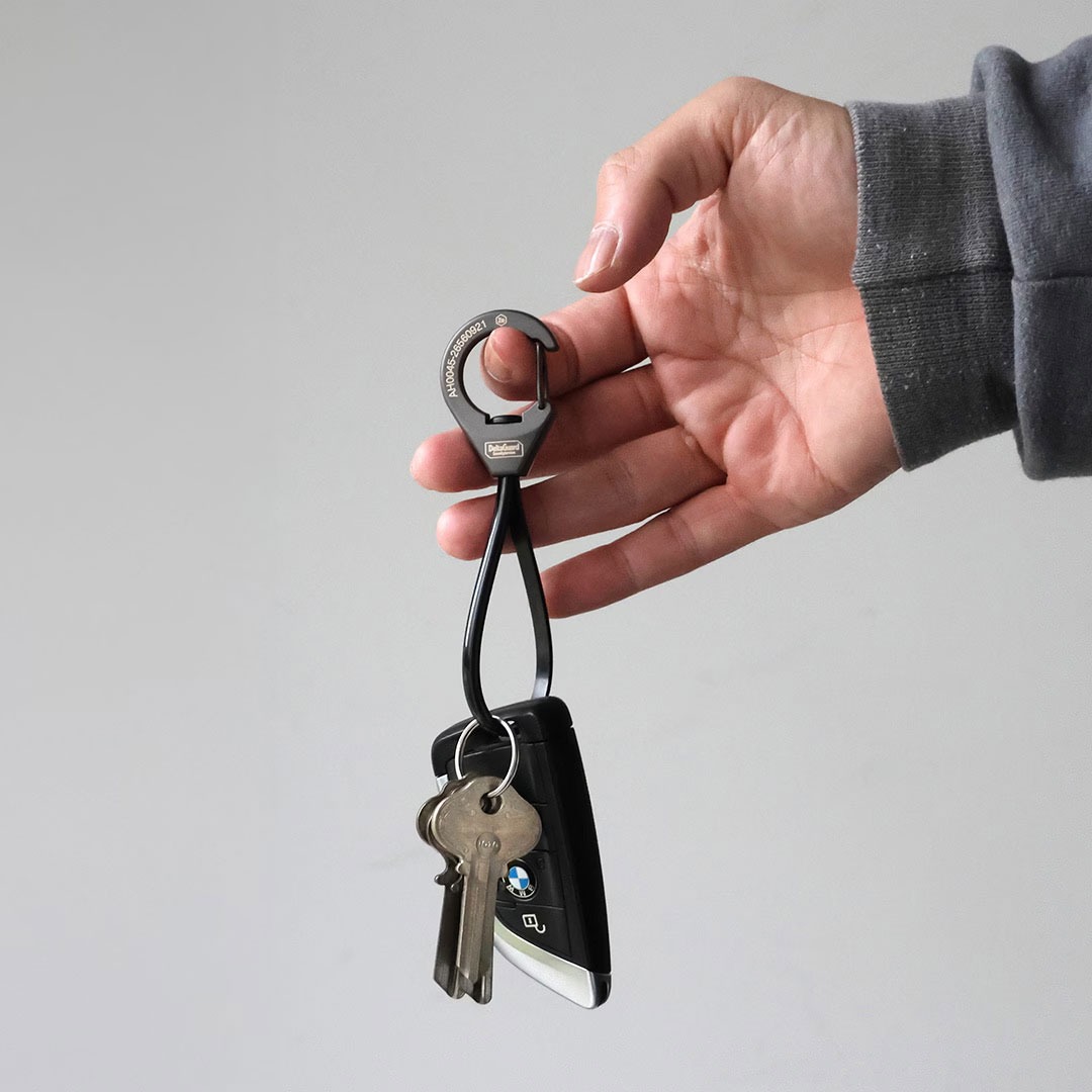 ANAheim (アナハイム) Rubber Loop Carabiner カラビナ おしゃれ メンズ レディース アウトドア 鍵 キーリング 黒 車 キー ストリート ベルト ゴムバンド | ブランド登録なし | 10