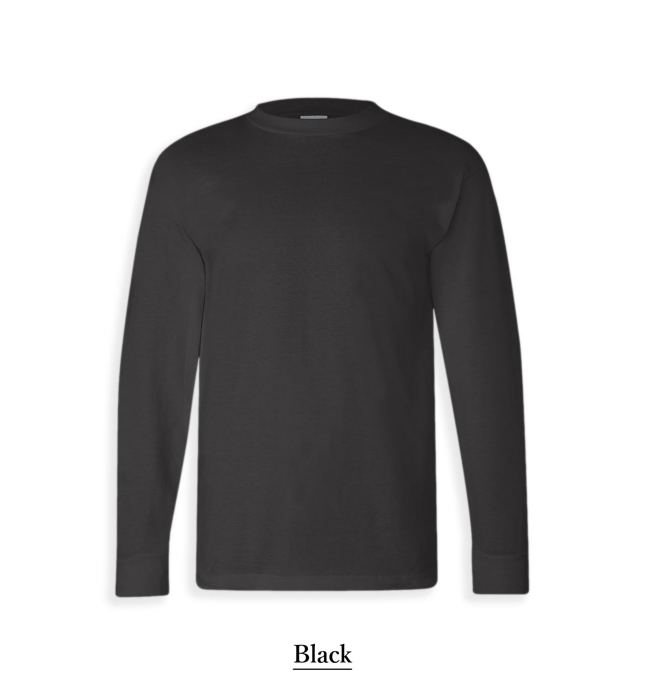 BAYSIDE (ベイサイド) MADE IN USA HEAVYWEIGHT 6.1 OZ. UNISEX LONG SLEEVE CREW 長袖Tシャツ ロンT メンズ ブランド リブ 無地 厚手 ヘビーウェイト アメリカ | BAY SIDE | 09