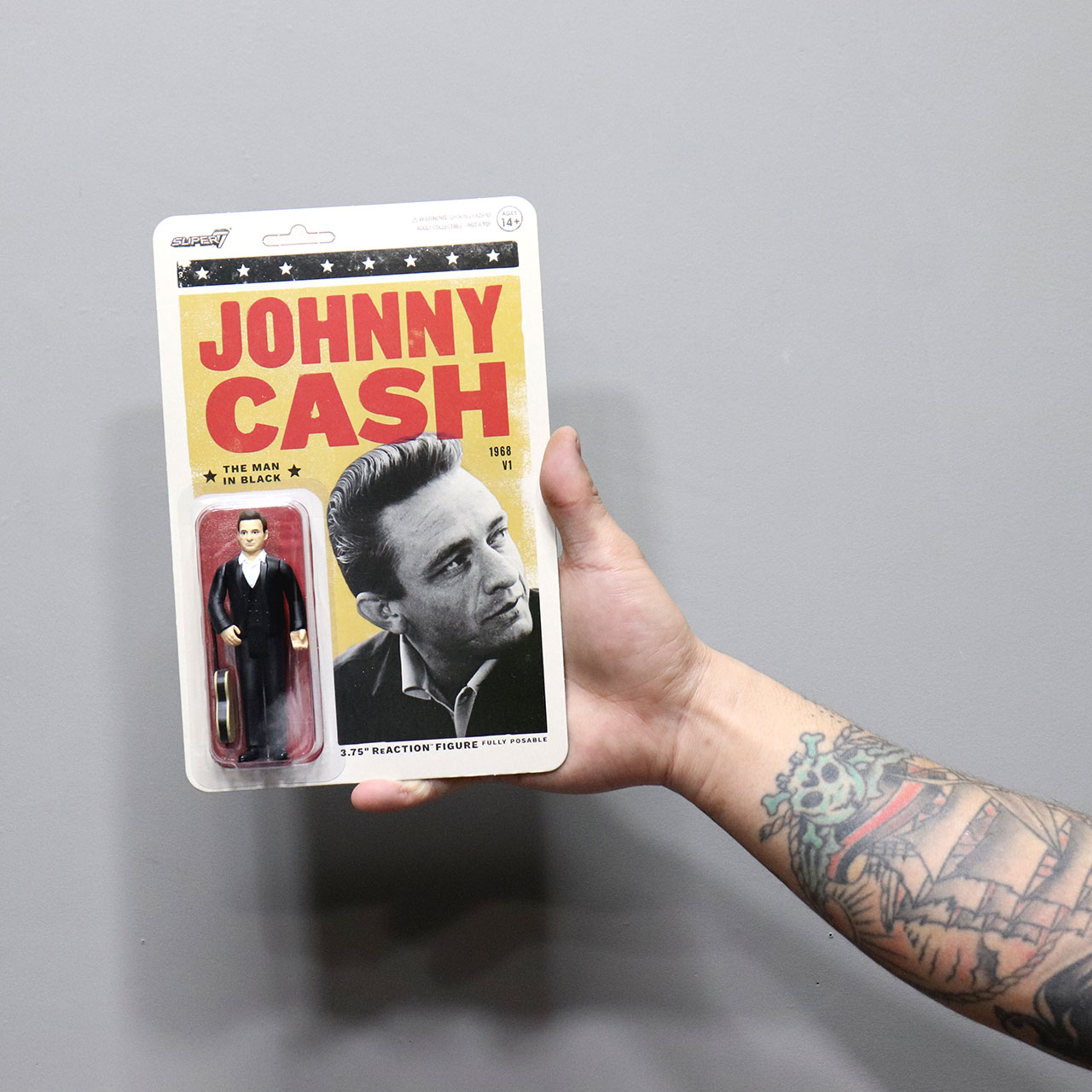 Super7 (スーパーセブン) Johnny Cash ReAction Figure The Man In
