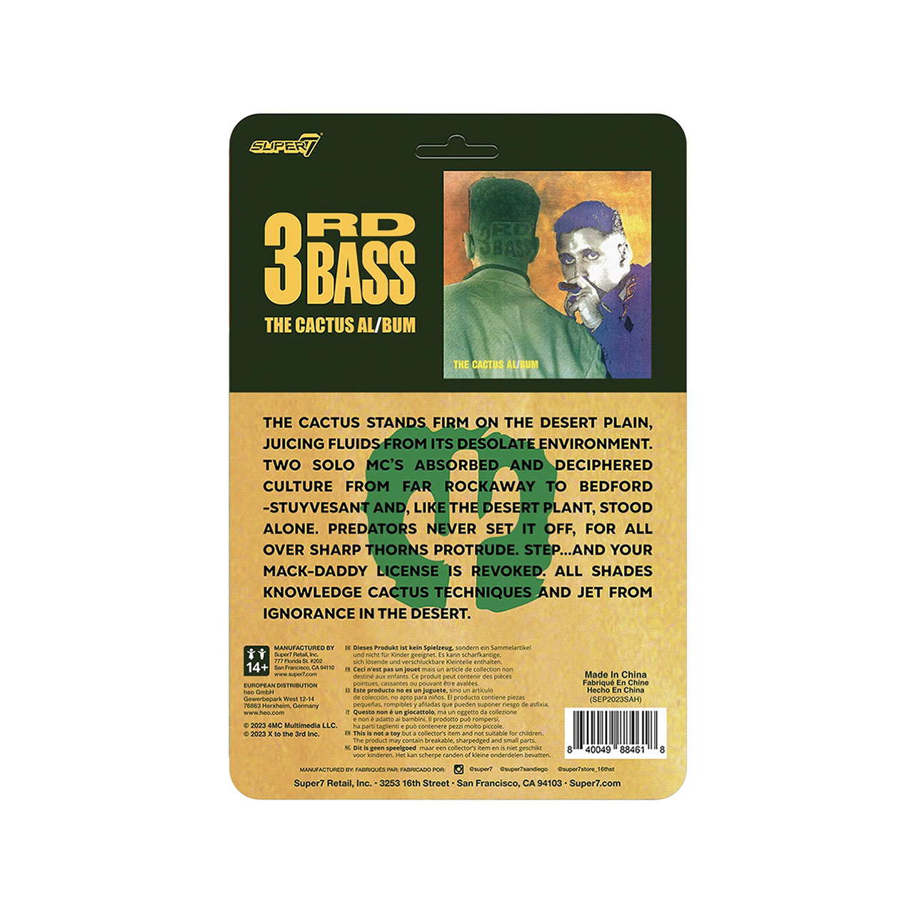 Super7 (スーパーセブン) 3rd Bass ReAction Figures (2 Pack