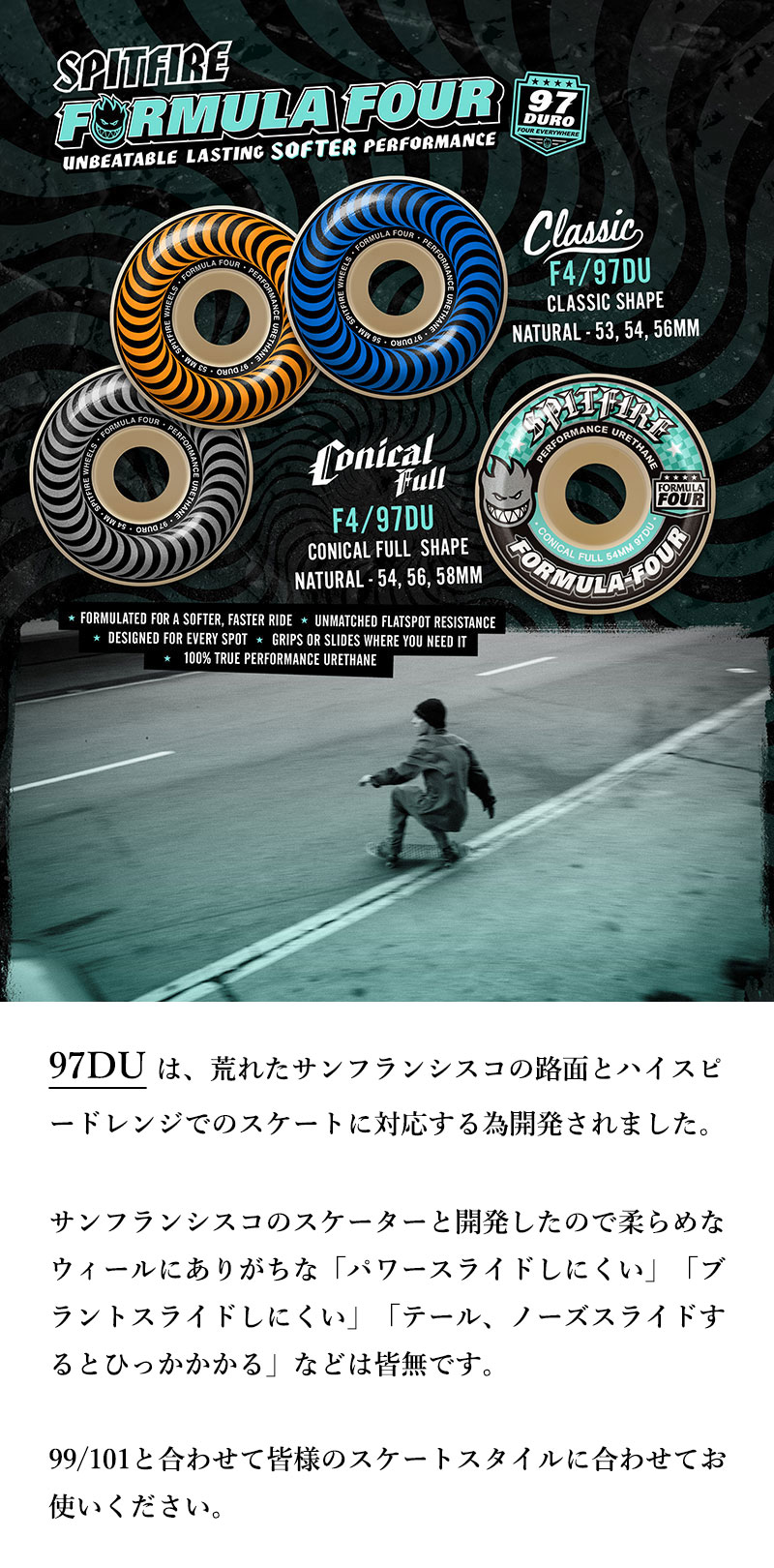 SPITFIRE WHEELS (スピットファイヤー) FORMULA FOUR CLASSIC