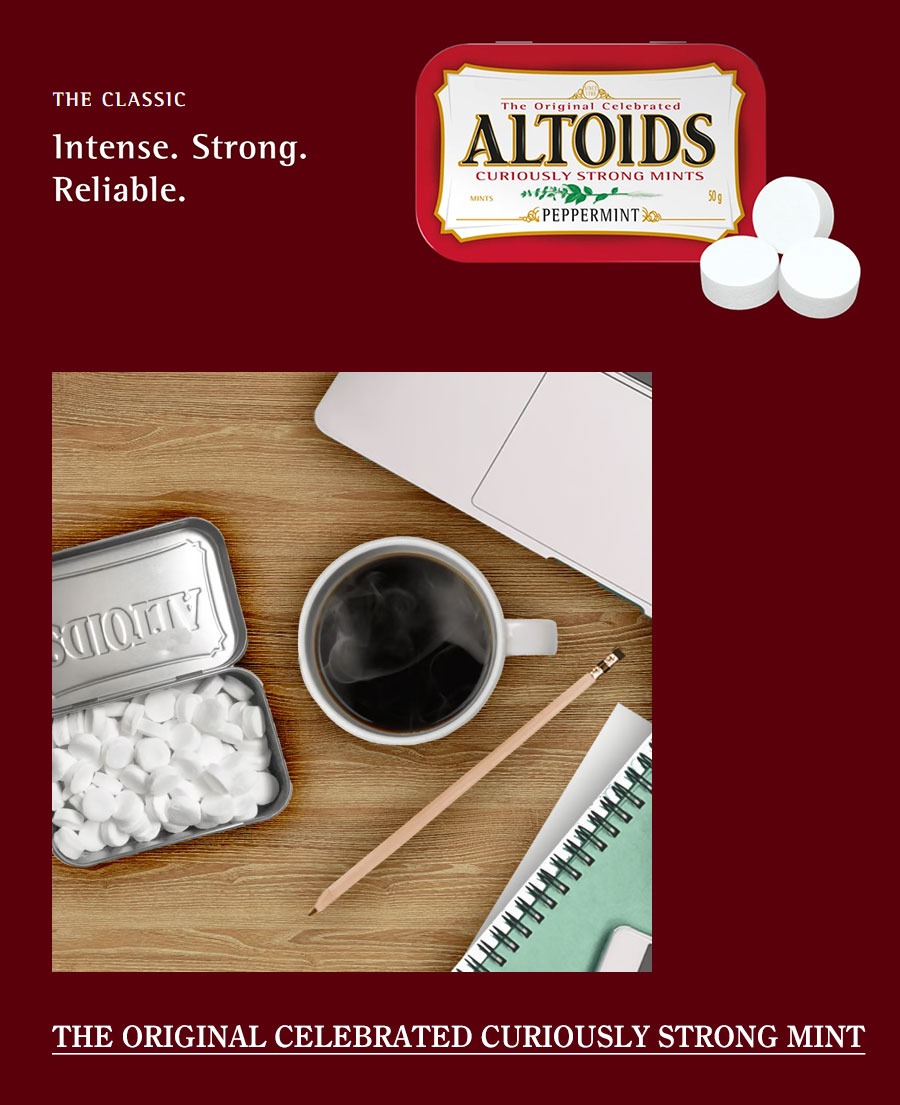 ALTOIDS (アルトイズ) ミント タブレット 缶 ケース おしゃれ