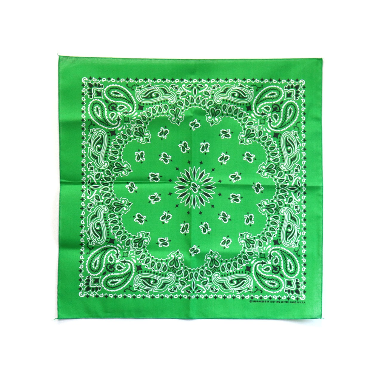 HAV-A-HANK (ハバハンク) TRADITIONAL PAISLEY BANDANNAS バンダナ メンズ おしゃれ 首 ペイズリー柄 usa製 黒 コットン ヒップホップ | HAV-A-HANK | 05