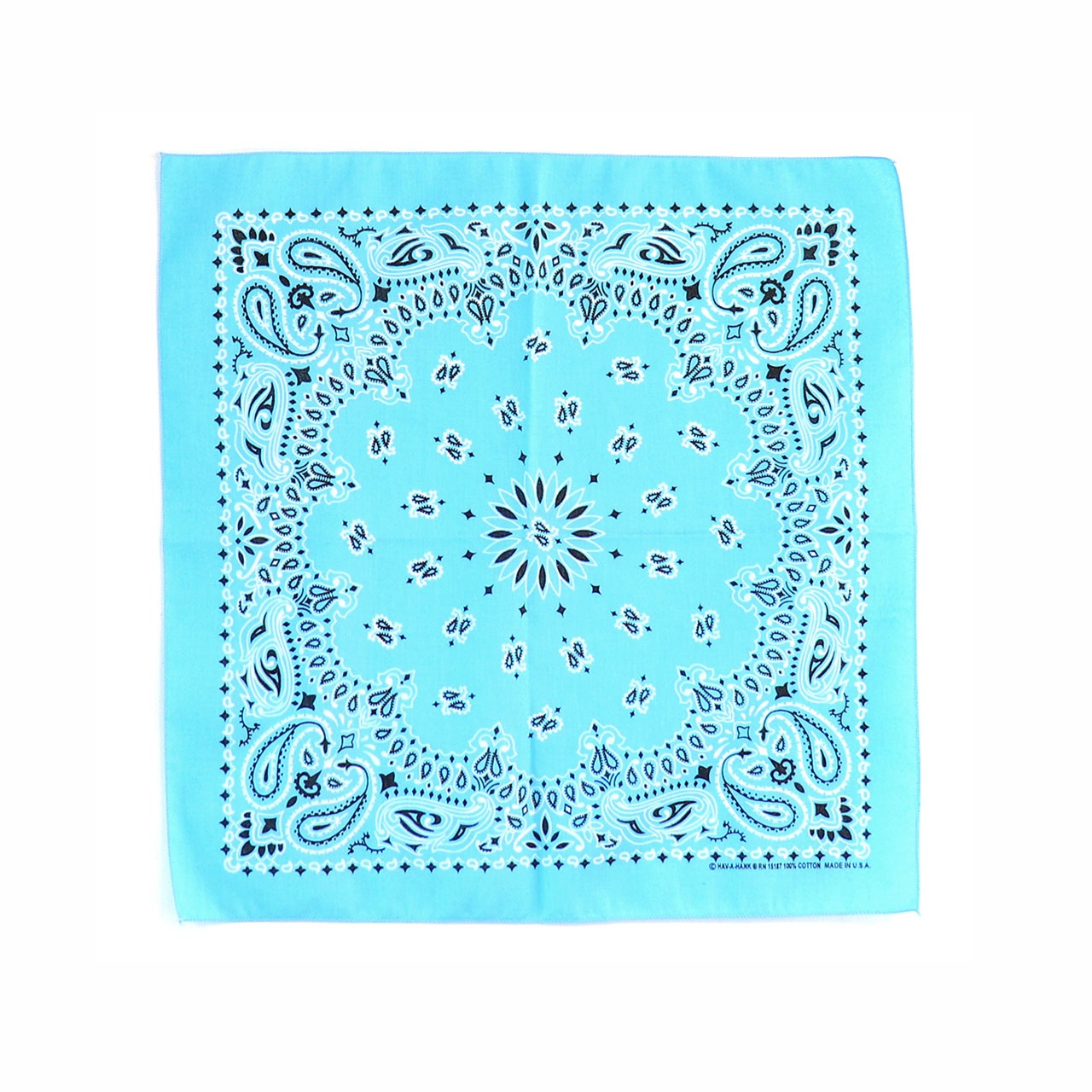 HAV-A-HANK ハバハンク TRADITIONAL PAISLEY BANDANNAS バンダナ ペイズリー柄 usa アメリカ製 黒 55×55 コットン アメカジ ヒップホップ メンズ おしゃれ 首 | HAV-A-HANK | 14