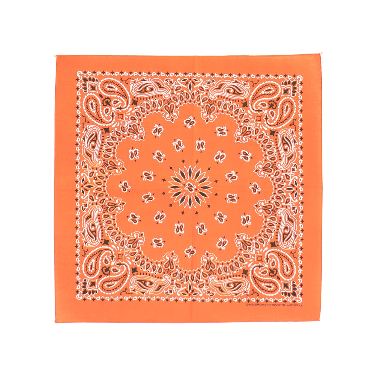 HAV-A-HANK ハバハンク TRADITIONAL PAISLEY BANDANNAS バンダナ ペイズリー柄 usa アメリカ製 黒 55×55 コットン アメカジ ヒップホップ メンズ おしゃれ 首 | HAV-A-HANK | 17