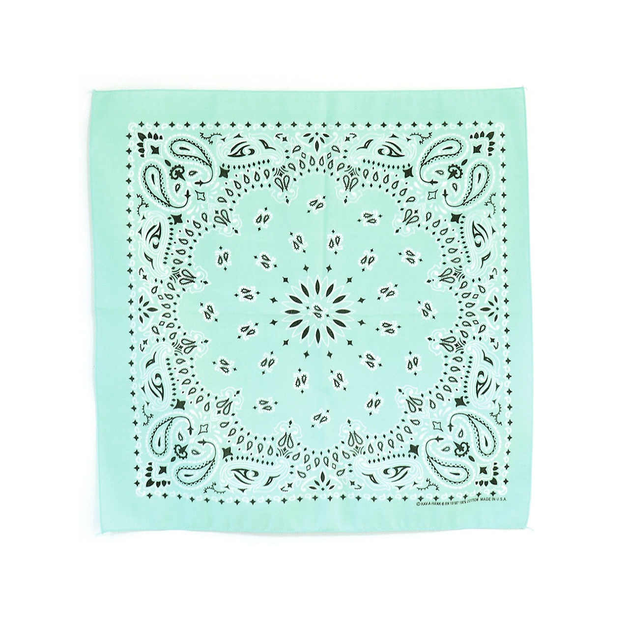 HAV-A-HANK ハバハンク TRADITIONAL PAISLEY BANDANNAS バンダナ ペイズリー柄 usa アメリカ製 黒 55×55 コットン アメカジ ヒップホップ メンズ おしゃれ 首 | HAV-A-HANK | 15