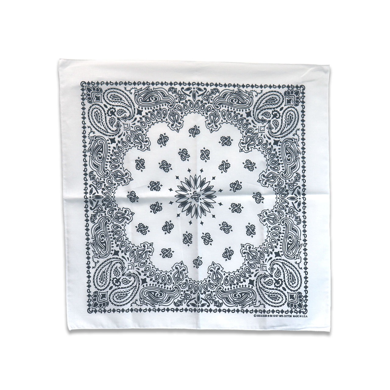 HAV-A-HANK (ハバハンク) TRADITIONAL PAISLEY BANDANNAS バンダナ メンズ おしゃれ 首 ペイズリー柄 usa製 黒 コットン ヒップホップ | HAV-A-HANK | 03