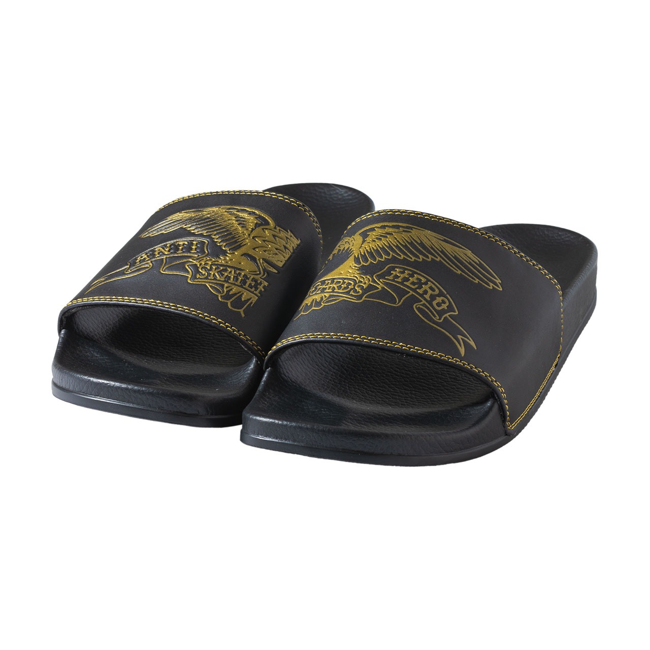 ANTIHERO (アンタイヒーロー) BASIC EAGLE SLIDES アンチヒーロー スライドサンダル スポーツ メンズ 黒 かかとなし 海 外履き スケボー | ANTIHERO | 02