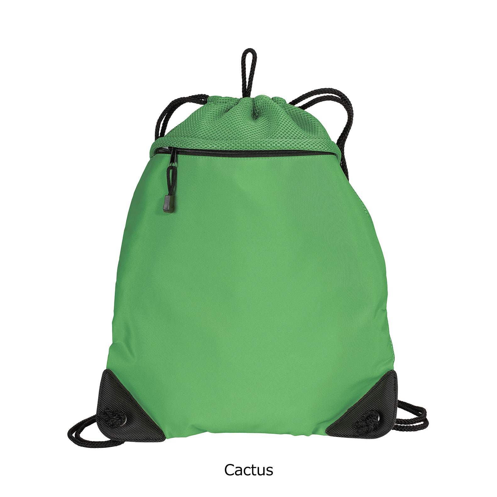 Port Authority ポートオーソリティー Cinch Pack with Mesh Trim BG810 ナップサック ストリート 無地 ポケット付き メンズ レディース 大容量 おしゃれ 軽量 | RUTSUBO | 12