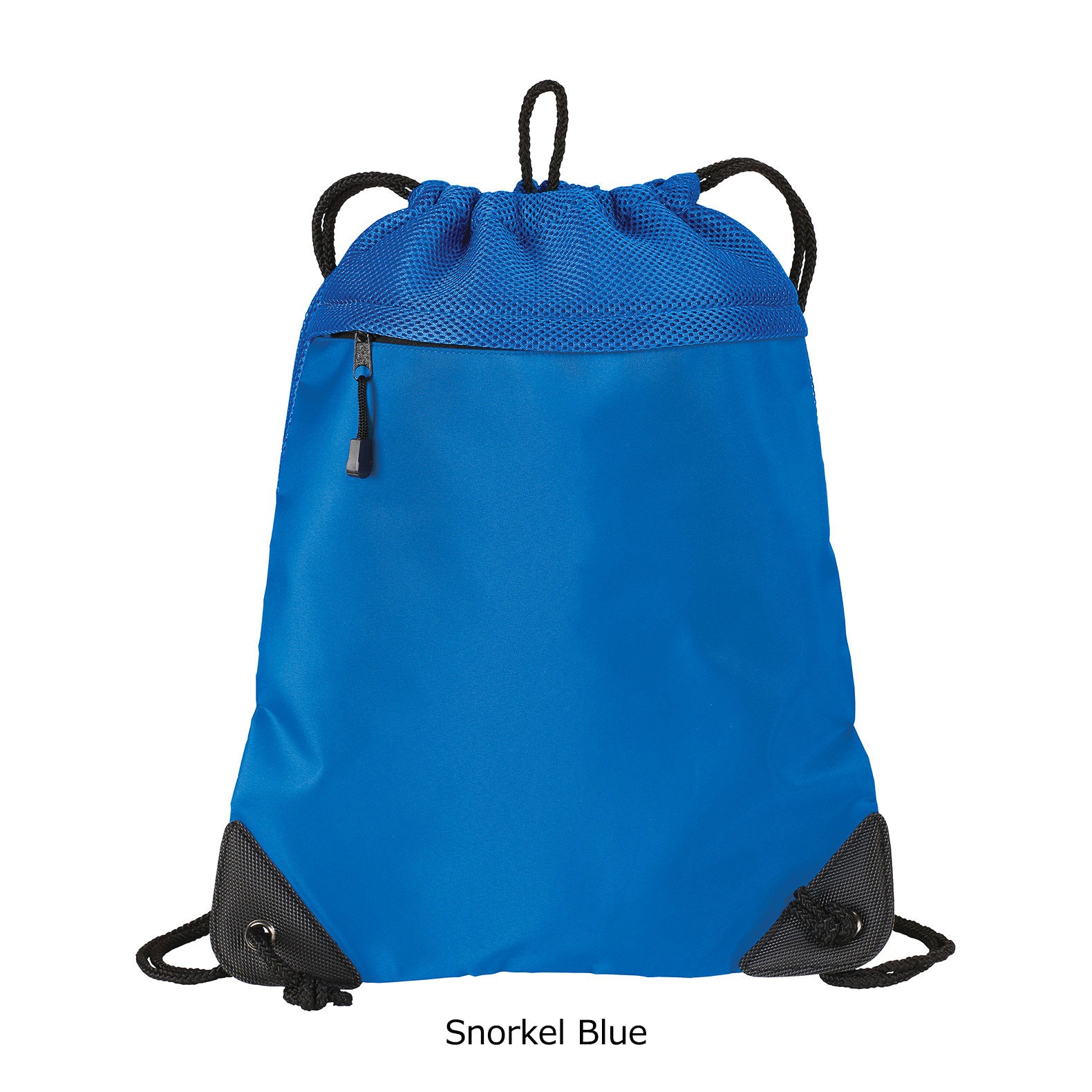 Port Authority ポートオーソリティー Cinch Pack with Mesh Trim BG810 ナップサック ストリート 無地 ポケット付き メンズ レディース 大容量 おしゃれ 軽量 | RUTSUBO | 15