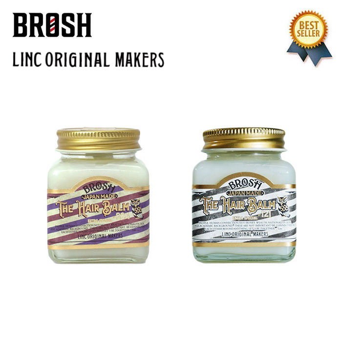 ブロッシュ リンク ヘアバーム バーム 髪 メンズ レディース スタイリング剤 父の日 プレゼント LINC ORIGINAL x BROSH  HAIR BALM 70g