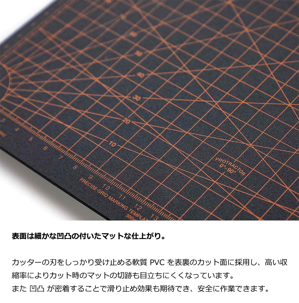 penco (ペンコ) オペレーティングマット A4 カッティングマット マウスパッド 白 ホワイト ハード ブランド 便利 おしゃれ 文房具 ステーショナリー | penco | 06