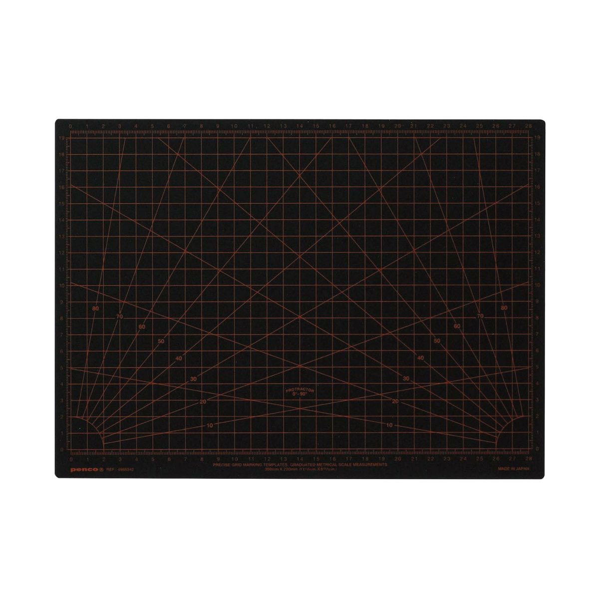 penco (ペンコ) オペレーティングマット A4 カッティングマット マウスパッド 白 ホワイト ハード ブランド 便利 おしゃれ 文房具 ステーショナリー | penco | 01