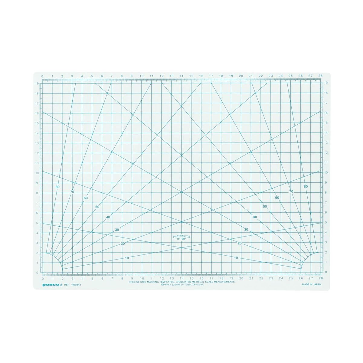 penco (ペンコ) オペレーティングマット A4 カッティングマット マウスパッド 白 ホワイト ハード ブランド 便利 おしゃれ 文房具 ステーショナリー | penco | 02