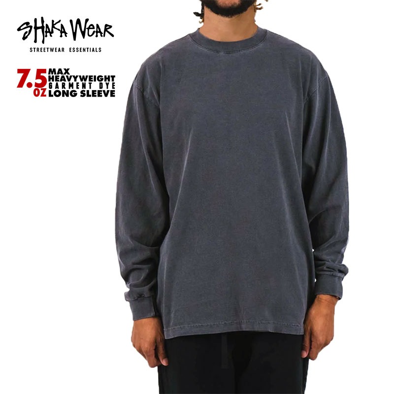 SHAKA WeAR（シャカウェア） 7.5oz Garment Dye Long Sleeve shaka 